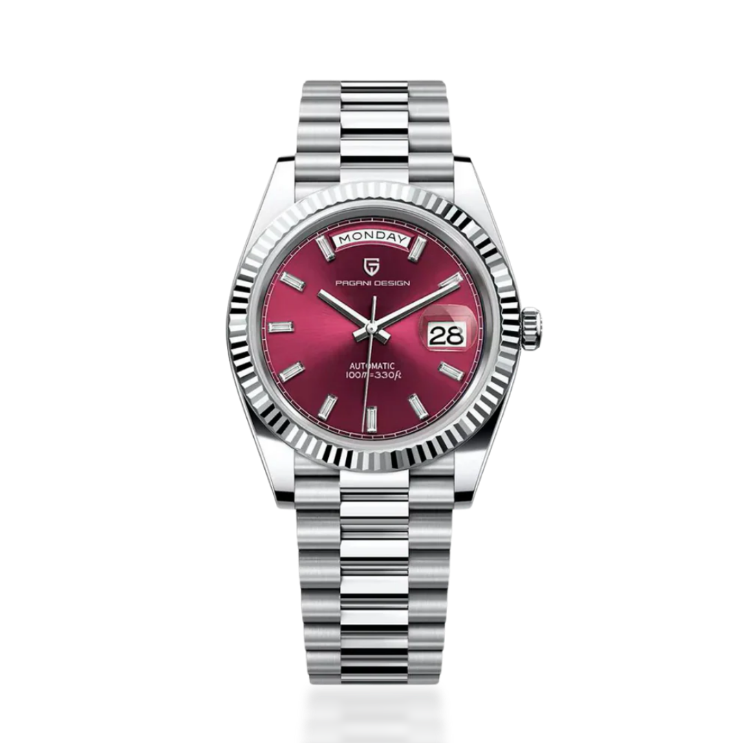 Pagani Design Regent Silver Cherry Red